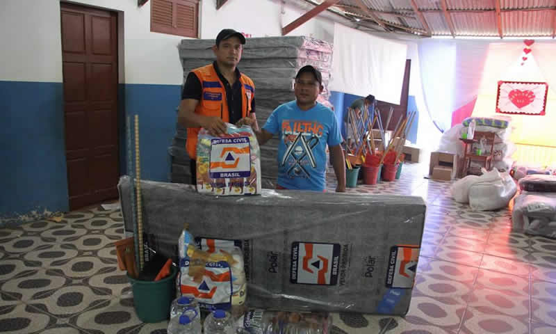 Defesa Civil realiza a 2° etapa da entrega dos kits de ajuda humanitária em Óbidos 