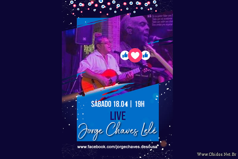 Músicos obidenses realizam Lives em Redes Sociais, sábado(18) será Jorge Chaves