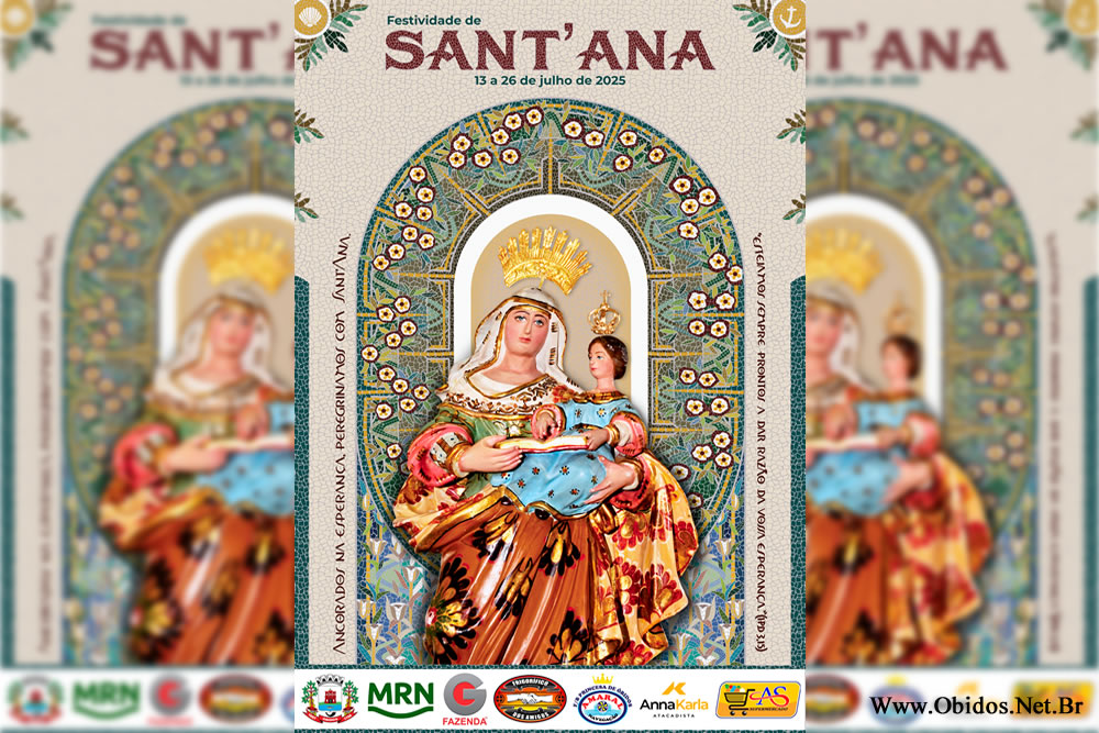 ÓBIDOS: Cartaz da Festividade de Sant’Ana 2025 é lançado em emocionante celebração na Catedral
